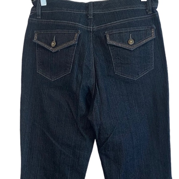 Hannah Becky Bootleg Dark Wash Jeans Size 8 - Picture 5 of 7